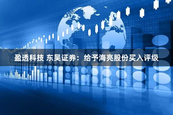 盈透科技 东吴证券：给予海亮股份买入评级