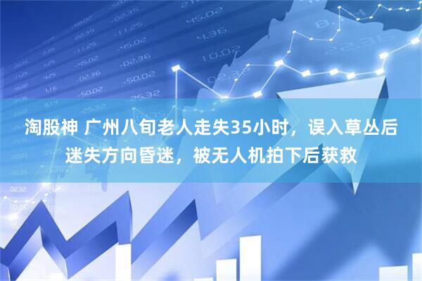 淘股神 广州八旬老人走失35小时，误入草丛后迷失方向昏迷，被无人机拍下后获救